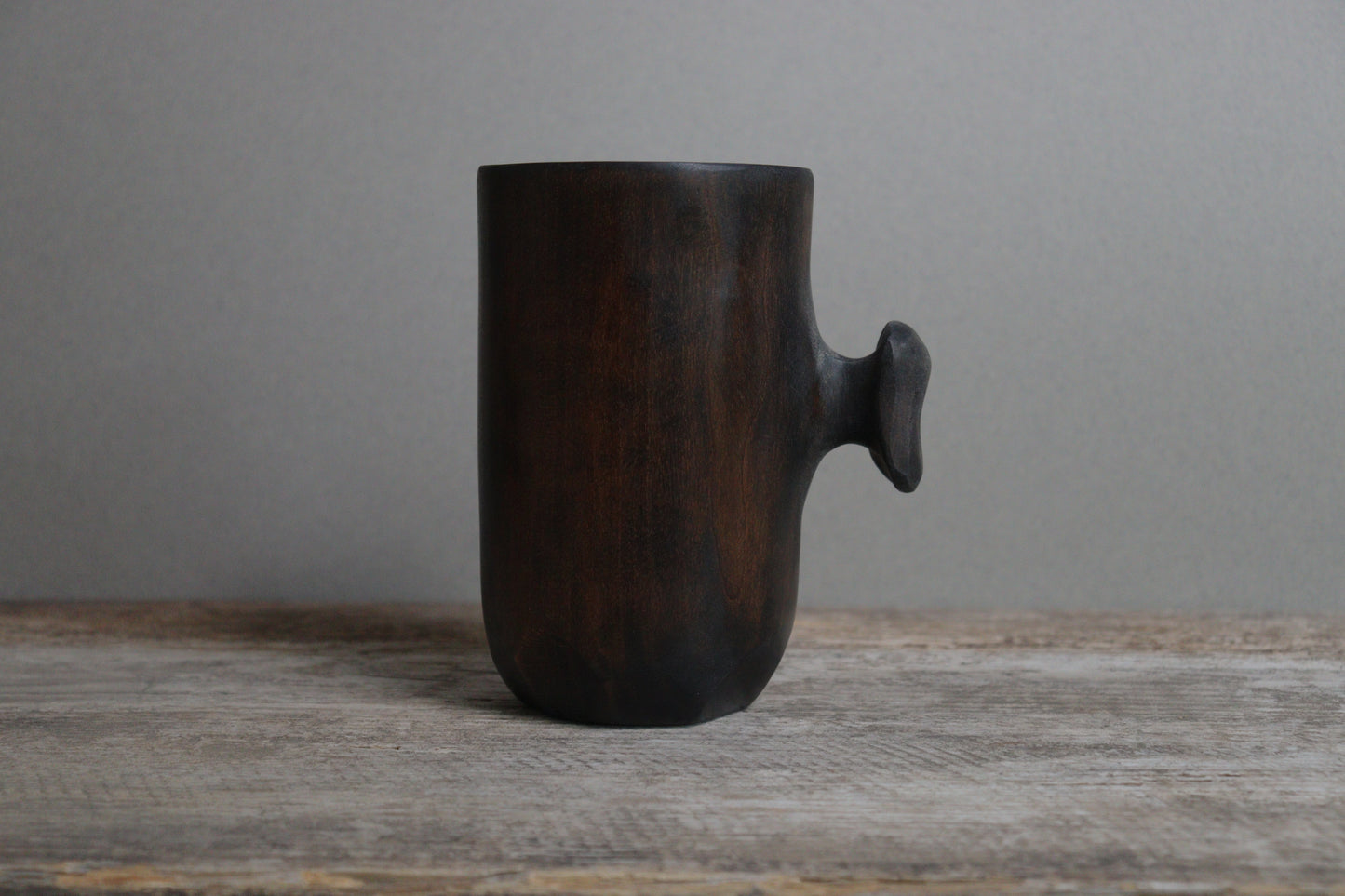 blackened cherry knobby mug