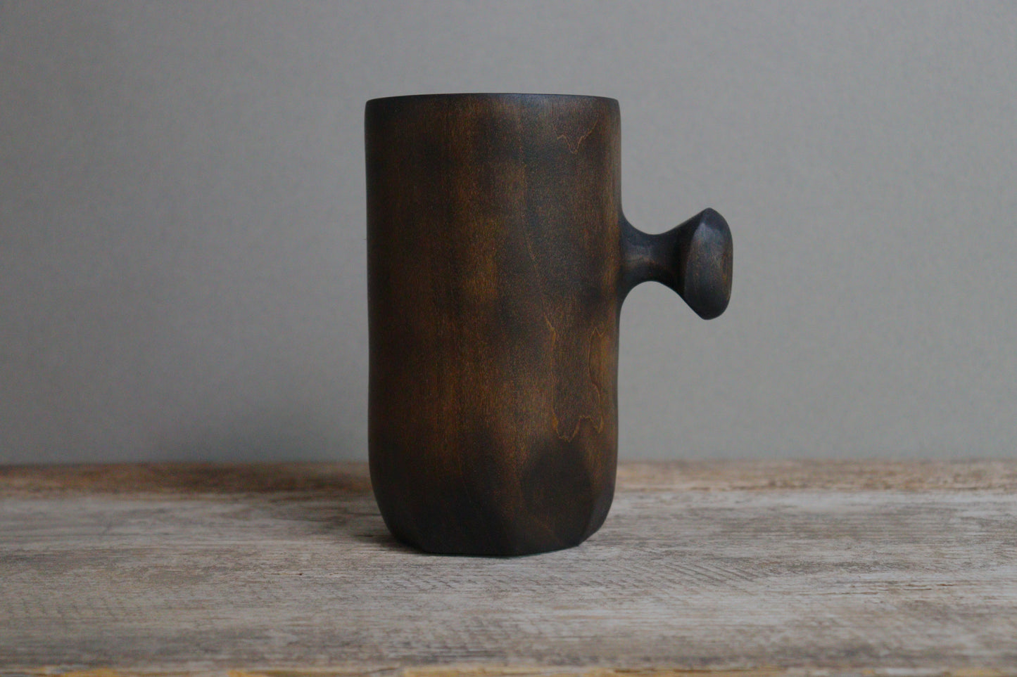 blackened cherry knobby mug