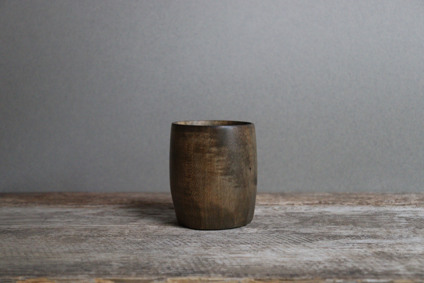 darkened maple tumbler