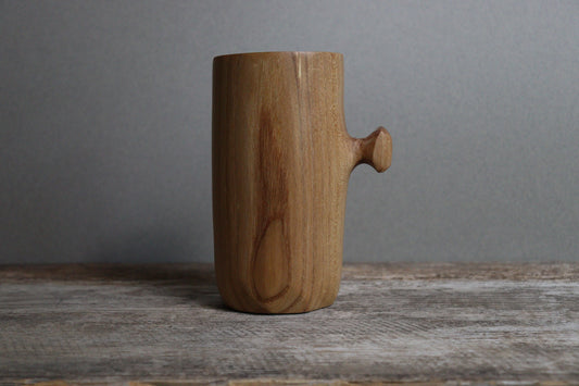 hard maple knobby mug