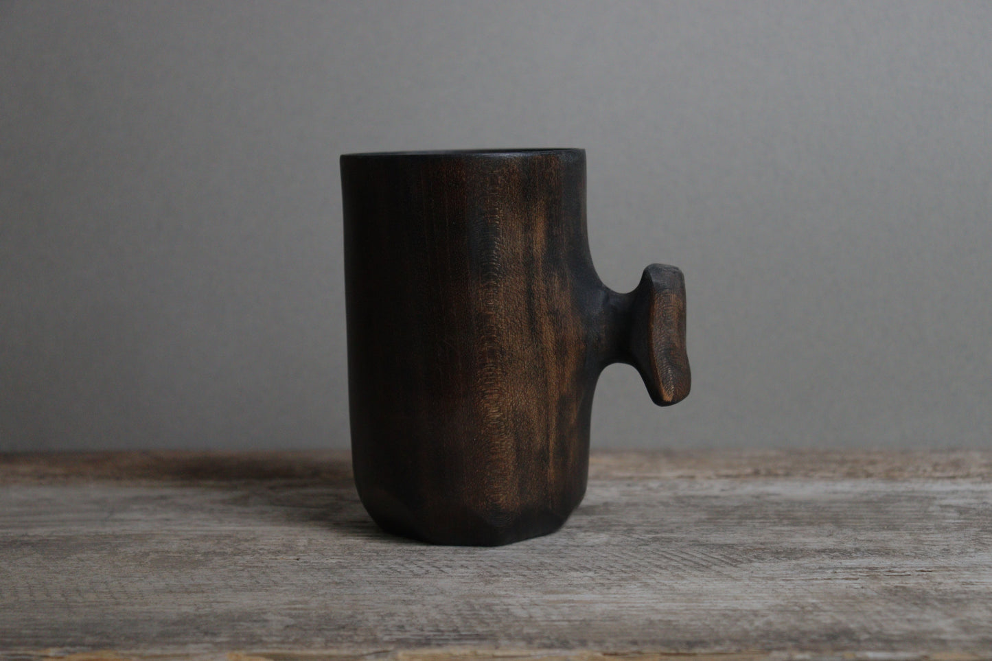 blackened cherry knobby mug