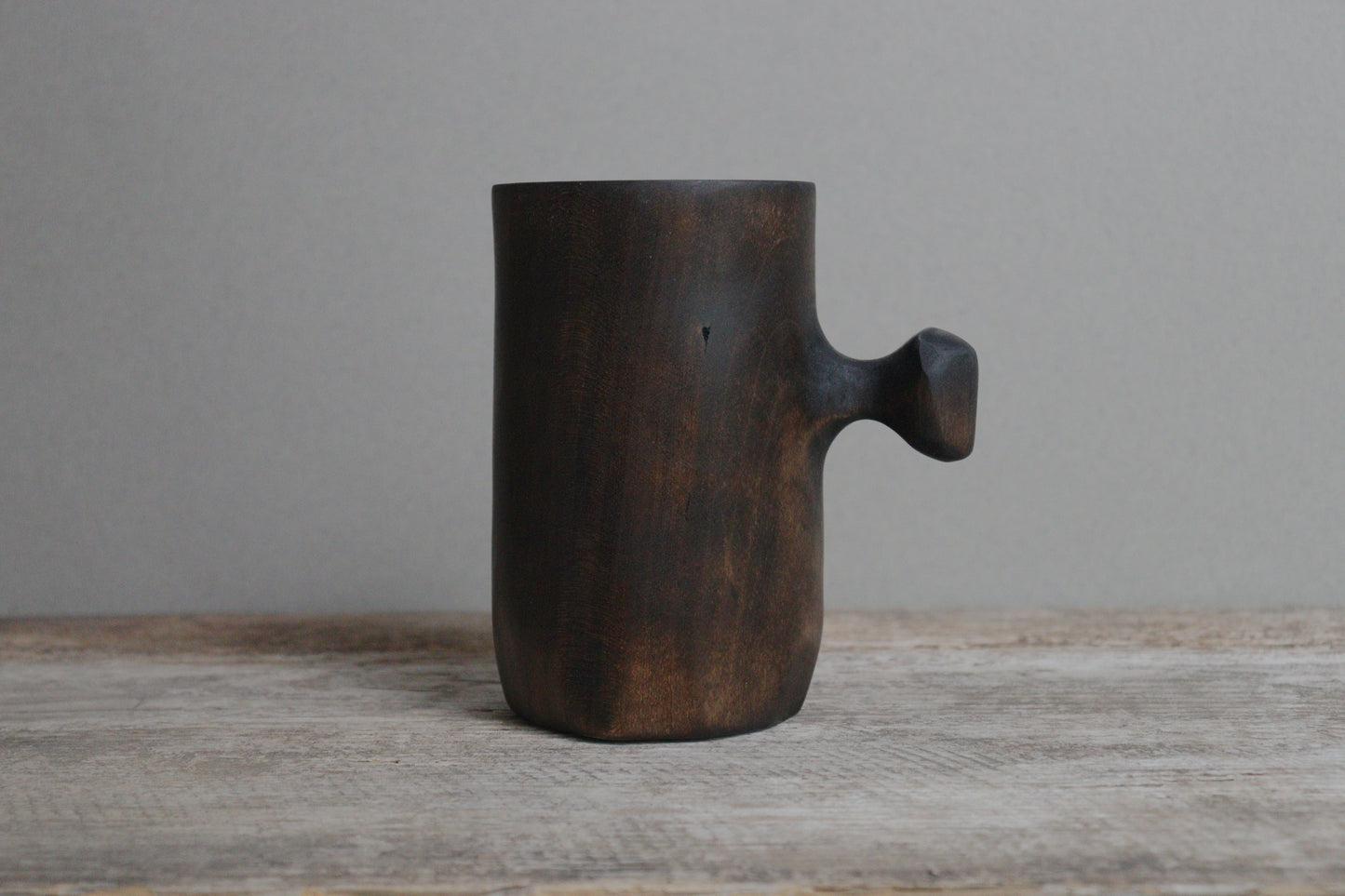blackened cherry knobby mug