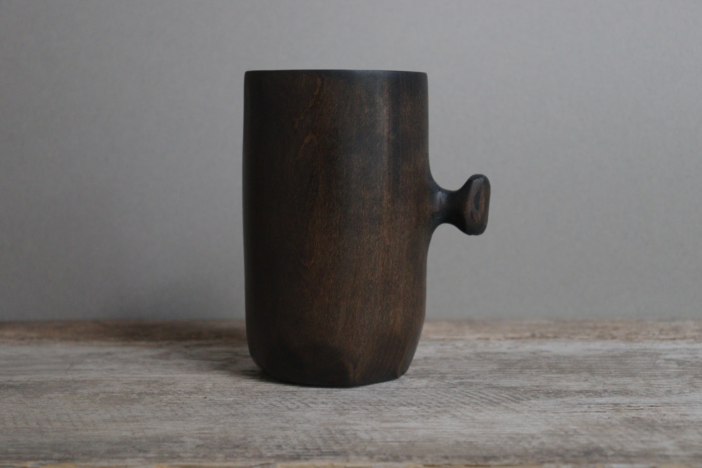blackened cherry knobby mug
