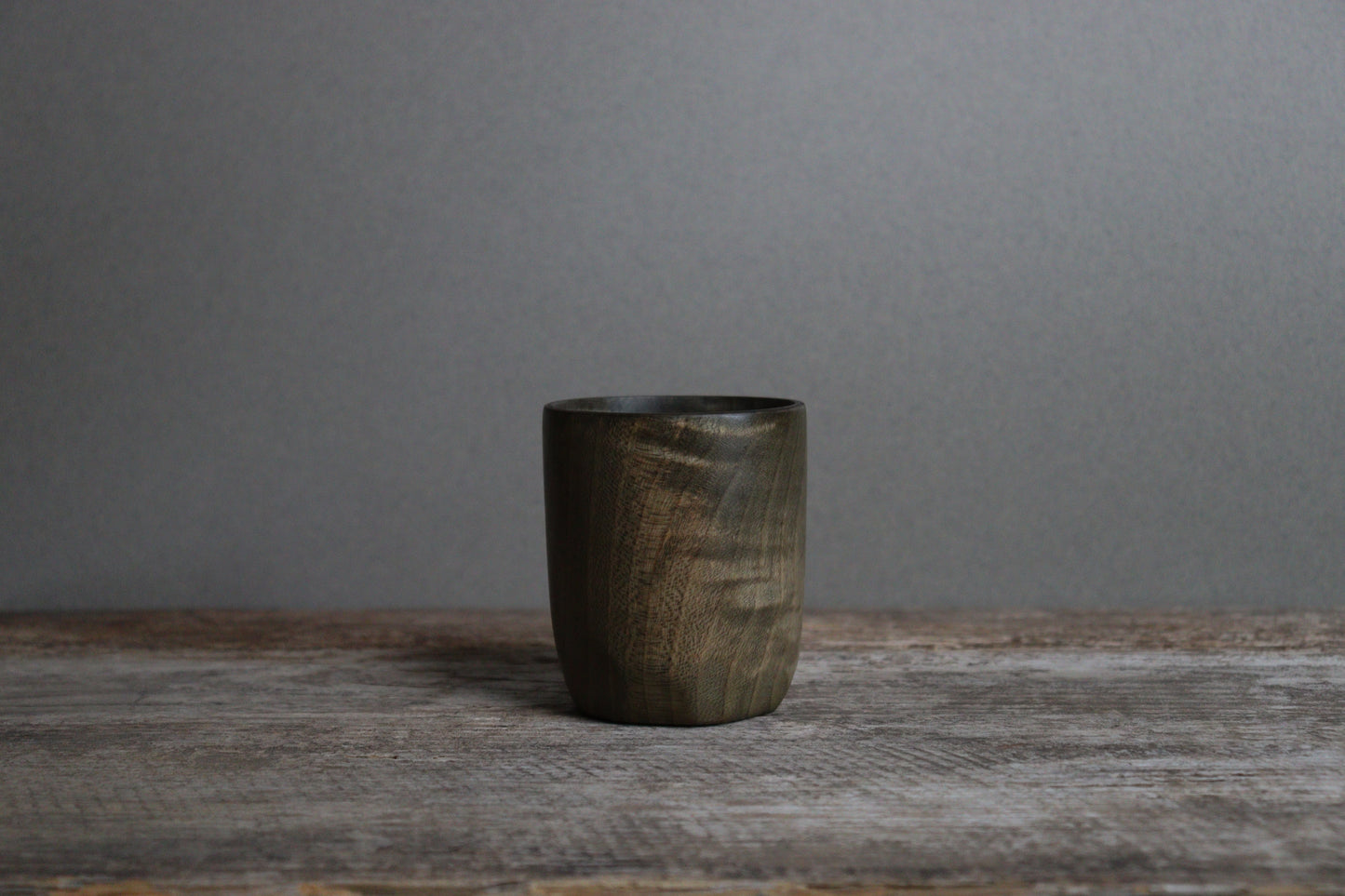 darkened maple tumbler