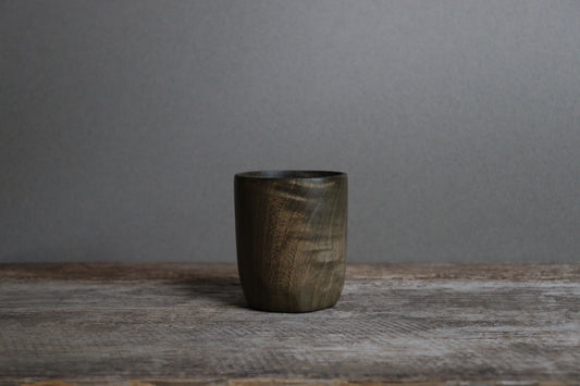darkened maple tumbler