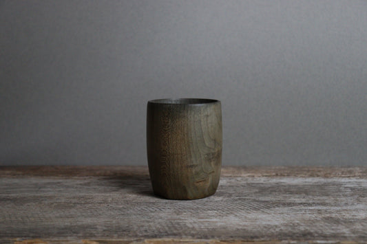 darkened maple tumbler
