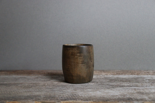 darkened maple tumbler